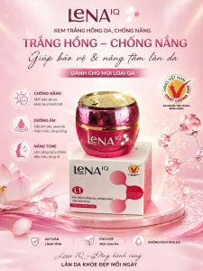 KEM DƯỠNG TRẮNG - HỒNG DA - CHỐNG NẮNG - LÃO HÓA - BẢO VỆ DA LENA-IQ Q1 (15G)