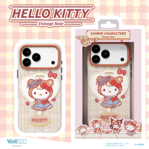 (MagSafe)100% Authentic Sanrio Hello Kitty iPhone Case for iPhone17 Casing 17pro 17promax Case Magsafe 17Air Kuromi Cinnamoroll Shockproof Full Protection Melody MYD91