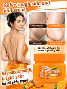 Brightening Scrub Body Exfoliating Turmeric/1 Week Glow Scrub For Dull Skin/For Women And Men/Even Skin Tone/Radiance Enhancing Daily Use