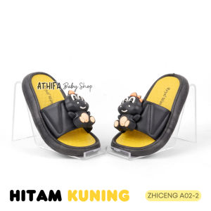 Sandal Selop Karet Anak Laki Laki 1 2 4 3 5 6 7 8 9 10 Tahun Karakter Dino Terbaru Kekinian A02-2