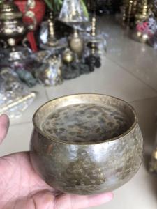 Cơi Đựng Trầu Bằng Đồng Màu Đen 4 Cỡ: 10cm 11.5cm 15cm 20cm