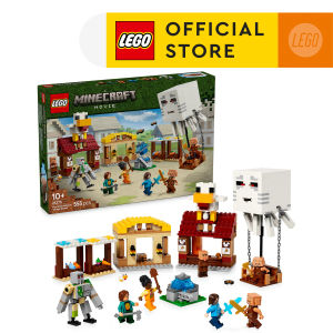LEGO Minecraft 21273 The Ghast Balloon Village Attack (555 Pieces) Building Block Toys Bricks