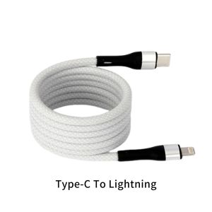 PD 66W USB C To C Fast Charging Magnetic Cable 65W USB A To C Data Fast Charge Wire for iPhone / Android