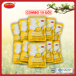 Combo Gói Ngô Ngọt Nguyên Hạt 240g ăn ngay hoặc chế biến – Giòn Ngọt Tự Nhiên – Không chất bảo quản