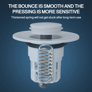 Anti-odor Mesh Basin Sturdy and Durable Material Bouncing Core Sensitive Pressure Pop-up Seal