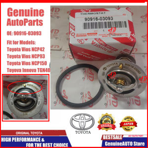 ORIGINAL Thermostat Toyota Fortuner TGN50/Hilux/VIOS NCP42 NCP93 NCP150/ Innova TGN40 TGN140/Yaris/ESTIMA/90916-03093