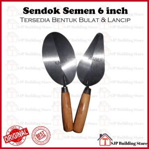 [COD] Sendok Tembok 6 Inci Gagang Kayu l Sendok Semen 6" 7"