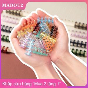 [COD] MADOU2 20pcs Binder Khóa rời lá Phụ kiện cuốn sách ràng buộc vòng khóa 5 lỗ không khó chịu tự làm đấm Loose-Leaf