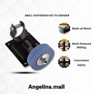 Drill Conversion Kit to Grinder Cutting Polishing Grinding Stand Holder Convenient Safety