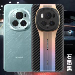 Case For Honor Magic 6 Pro 5 5Pro Case Laser Gradient Colour Back Cover For Magic5 Pro 5G Slim Thin Hard Shell Shockproof Bumper