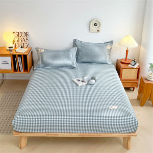 SUNLIGHT HOME Khăn trải giường bằng vải lanh cotton 8 màu Ga trải giường kiểu dáng đơn giản Vỏ nệm thoáng khí