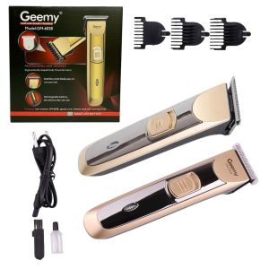 GEEMY PROFESSIONAL TRIMMER MACHINE GM-6028 chargeable shaving mesin