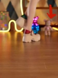 Leather Breathable Shallow Mary Jane Womens Shoes 6cm Thick Bottom Height Increasing Roman Shoes