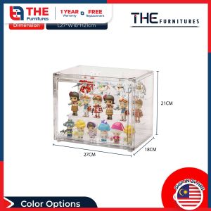 THE L27cm (1-3pcs/set) Acrylic Collectible Blind Boxes Toy Model Transparent Display Box With Step