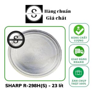 Đĩa lò vi sóng Sharp R-298H(S) 23 lít chính hãng ( Sharp R298HS )