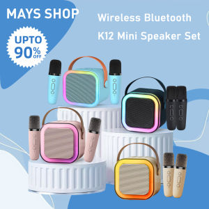 K12 wireless Bluetooth with microphone karaoke speaker 3D stereo mini portable KTV professional home singing audio