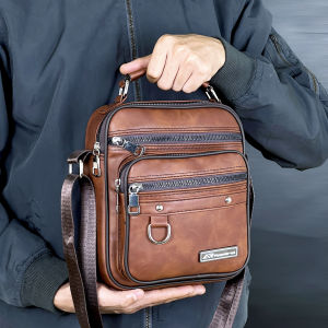 Tas Selempang Pria AR Apparel 9 Inch Slingbag Office 5.0 Exclusive PU Leather