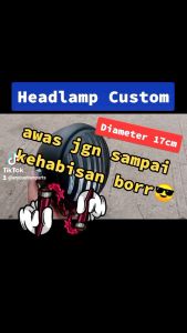 Headlamp lampu depan pesek cb 100 rx king gl pro tiger vixion ninja w175 megapro scorpio cb150 dll