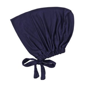 SIXIS Chế độ mềm Khăn choàng đầu Modal Dây rút co giãn Màu sắc đồng nhất Mũ turban Hồi giáo Thiết kế Mũ len Mũ hijab Phụ nữ Hồi giáo