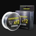 Senar Pancing Super PE X12 Braided 300 Meter Senar Benang Tali Pancing PE Super Kuat Maks Drag 36Kg. 
