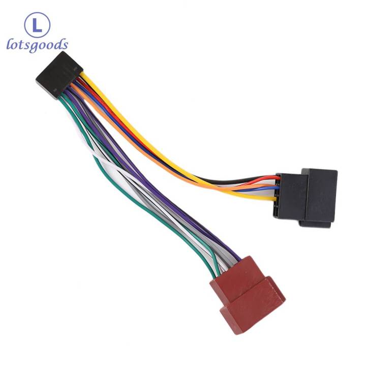 For KENWOOD 16 Pin ISO Wiring Harness Connector Adaptor Car Stereo Loom