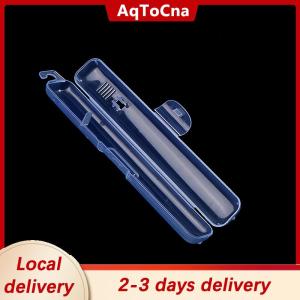 [COD] AqToCna Ship within 24 hours 1pc Transparent Toothbrush Storage Box Cases Hygienic Travel Portable Holder Container Toothbrush Box Organizer Bathroom Tools