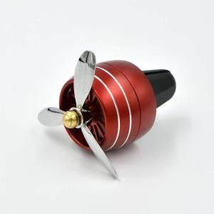 EKLEVA Car Air Vent Perfume Clip Led Lights Metal Case Car Styling Air Freshener Car Decoration Solid Fragrance Blue