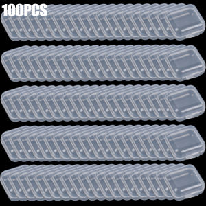 10-100Pcs Wholesale Mini Square Storage Box / Transparent Plastic Boxes / for Earrings Rings Jewelry Display Cases / Small Objects Organizer