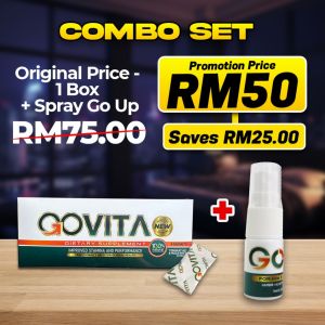 in stock Govita Candy untuk Lelaki Rasa Oren – Kunyah Bila Perlu Rasa Dia Lain Macam