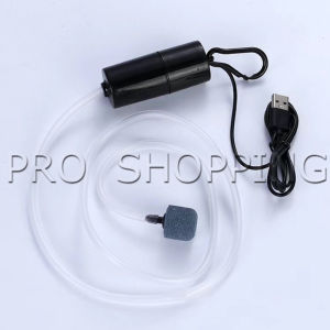 Pro อุปกรณ์ตู้ปลา USB เครื่องออกซิเจนขนาดเล็ก คอมเพรสเซอร์อากาศ  แบบพกพา  Fish tank accessories