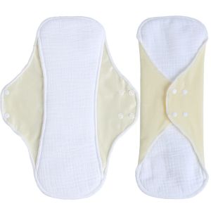 AYAAAA Washable Menstrual Cloth Pads Reusable 33cm Large Sanitary Napkin Anti-Leakage Soft Pantyliner Adult Diapers for Elderly Lady Care