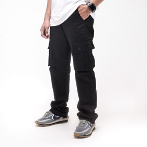 Dryroots Inc Pants Celana Cargo Retro 01 Twill Pants Slim Straight Fit Black