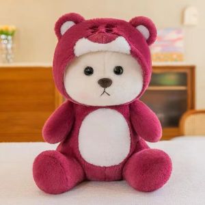 DADOMYD 25cm Stuffed Animal Lina Bear TeddyTales Plush Doll Toy Soft Plushies Bear TeddyTales Bear Toys Girls