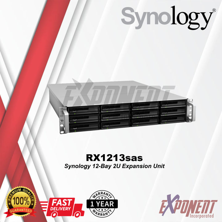 RX1213sas Synology 12Bay 2U Expansion Unit Lazada PH
