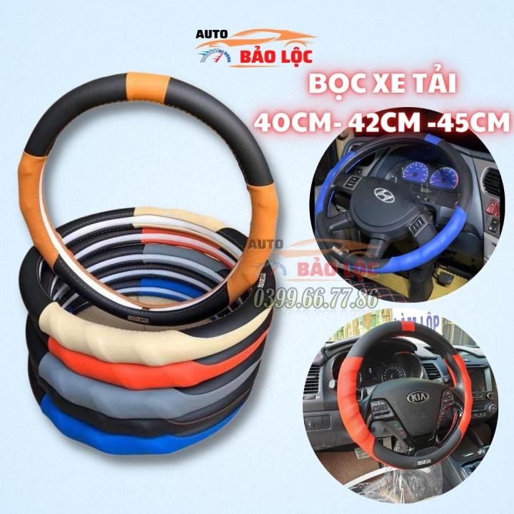 Bọc Vô Lăng Sparco cao cấp size to Dành Cho Xe Tải kích thước 40cm- 42cm -45cm