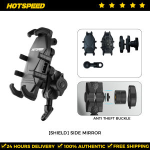 HOTSPEED SHIELD Cellphone Holder for Motorcycle Phone Holder Original Anti-theft Anti-slip CP Holder