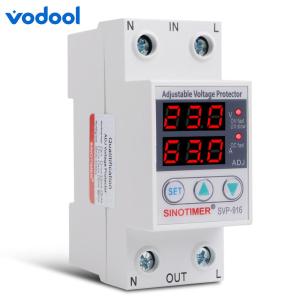 VODOOL Voltage Surge Protector Relay SVP-916 with Adjustable Settings for Home Electrical System Overvoltage Protection