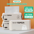 Khăn lau mặt dùng 1 lần TopGia, khăn lau đa năng không mùi an toàn cho da và siêu tiết kiệm (Khăn khô rút bao bì mới). 