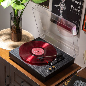 Middix Turntable player vinyl record bluetooth speaker retro gramophone Music Player RCA output Can connect to Bluetooth speakers