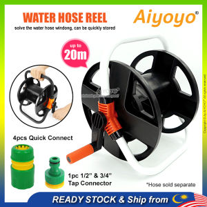 Portable Garden Hose Reel Water Hose Reel Water Pipe Holder Hose Holder Hose Storage Kekili Paip Penganjur Paip Car Wash Garden Cart Outdoor Patio