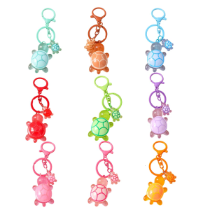 Fashionable Turtles Pendant Bag Charm Animal Shape Key Holder Unique Fashion Tortoise Keychain for Daily Use