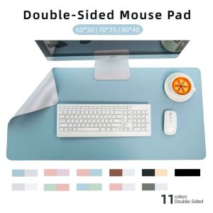 Large Mouse Pad Extra Big Non-Slip Desk Pad Waterproof PU Leather Desk Table Protector Gaming Mouse Mat for Game Office Work