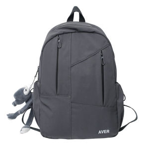 Womens Or Mens Minimalist Solid Color Backpack Lightweight Comfortable Daily Bag For Campus And Commute