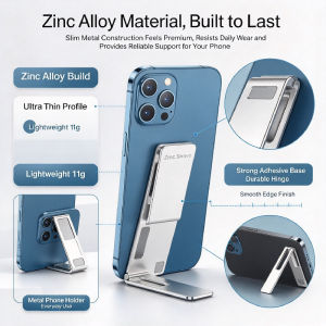 Phone Stand Foldable Mini Portable Ultra-thin Holder for Desk