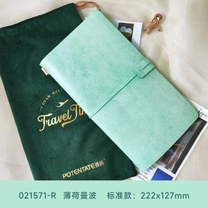 Potentate Watercolor Sketchbook 100% Cotton Travel Natural Full Grain Cow Leather Water Color Journal Paper Book For Painting