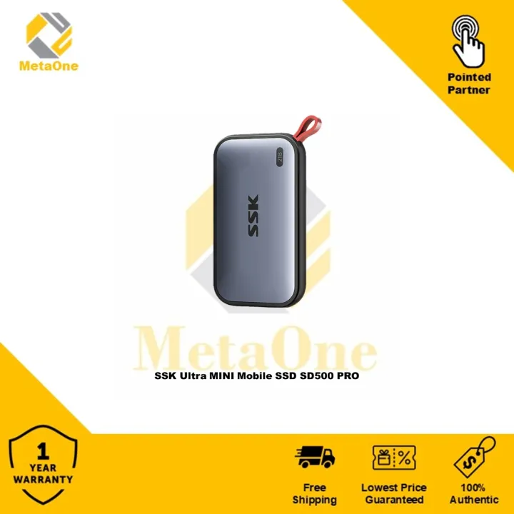 SSK Ultra MINI Mobile SSD SD500 PRO Read Speed 2050MB/S-SD500PRO