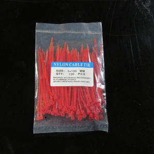100pcs Nylon Cable Tie Wire Black/White 3.6/4.8MM Plastic Wire Tie