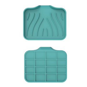 Art Living Silicone Soap Drain Tray Sink Tray Organizer Silicone Soap and Sponge Holder