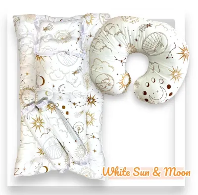 COMBO JUMBO CRIBSET + NURSING PILLOW SET l NEWBORN BABY l INFANT BABY