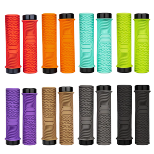 Mountain Bikes Handlebar Grips with Aluminium Locks Nonslip Cycling Handlebar Sleeve Comfortable Bicycles Handle Grips